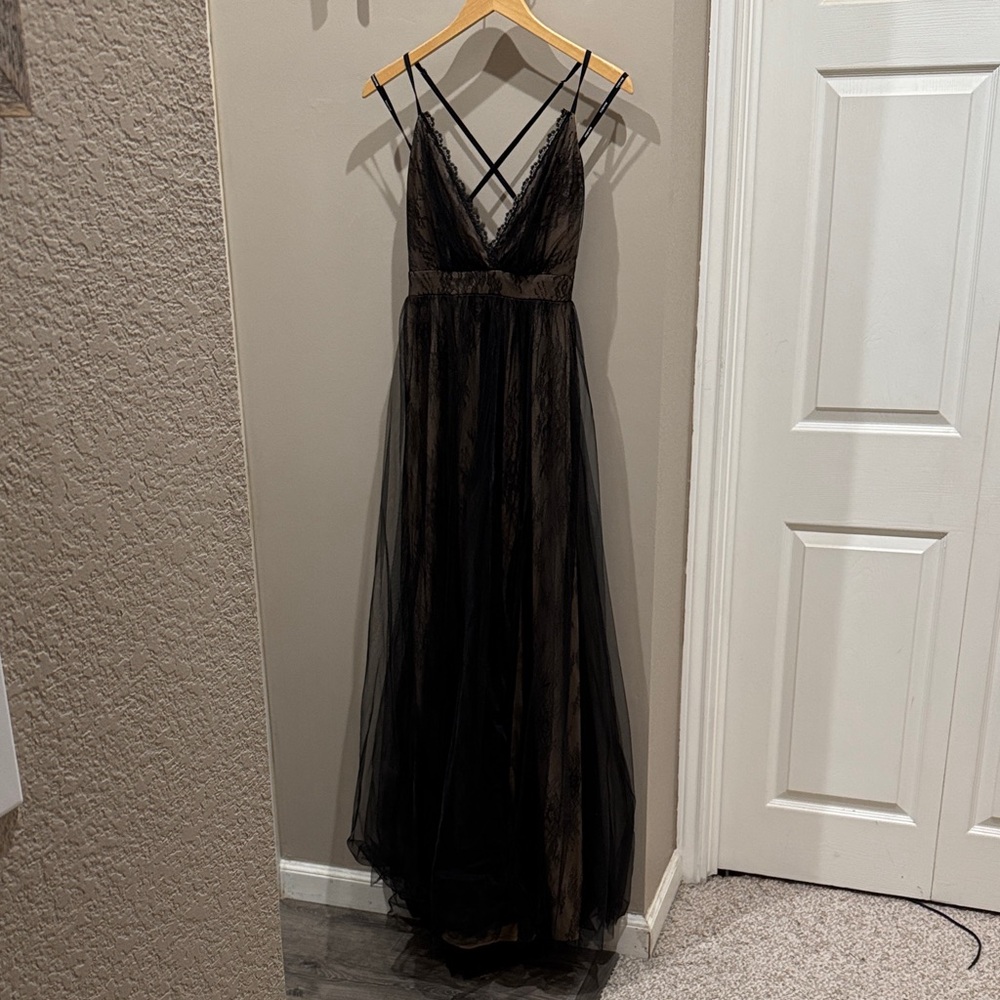 Elegant Black Evening Gown